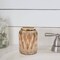 Toothbrush Holder | Compact Multi Slot Holder for Toothbrushes, Razors & Makeup Accessories | Amber Finish